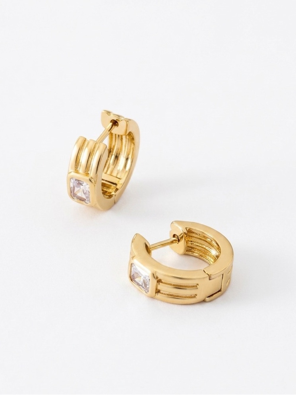 Little CZ Multi Hoop Earrings